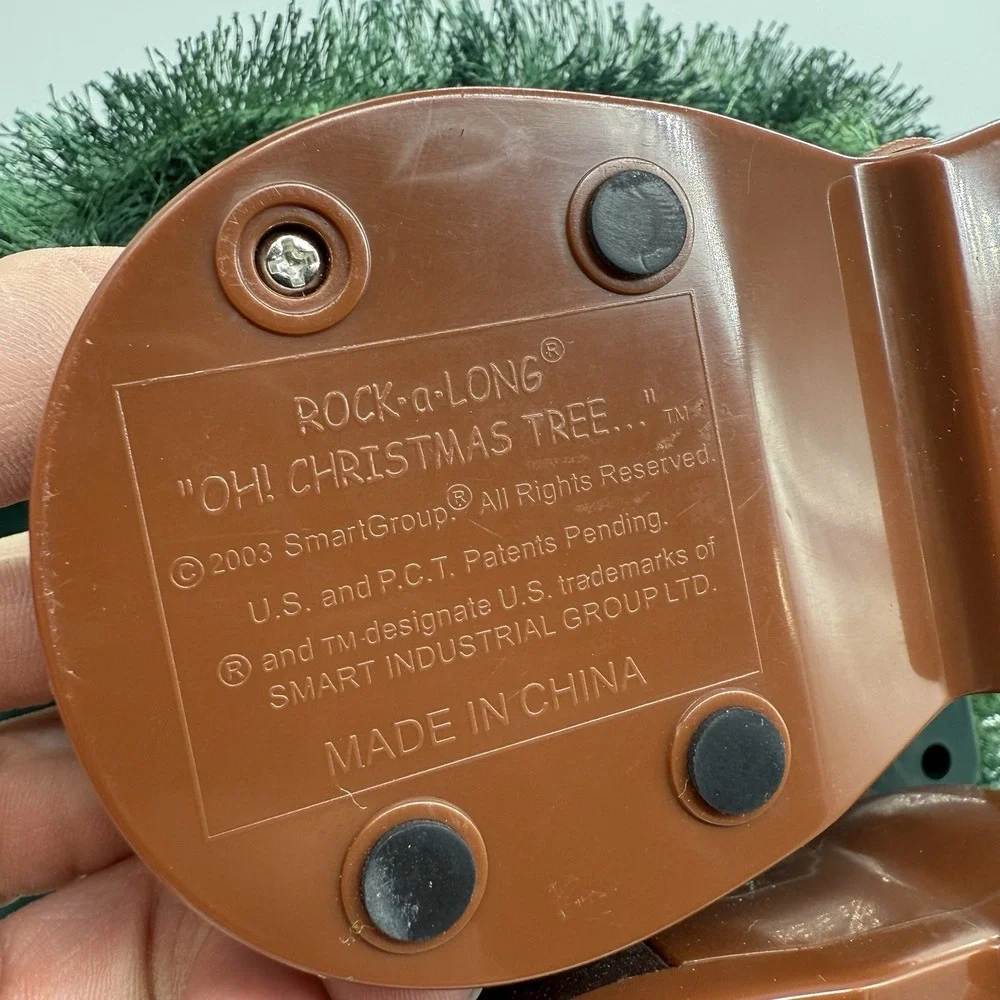 Rock-A-Long Oh Christmas Tree 2003 Animated Singing Dancing Light‎ Up 18